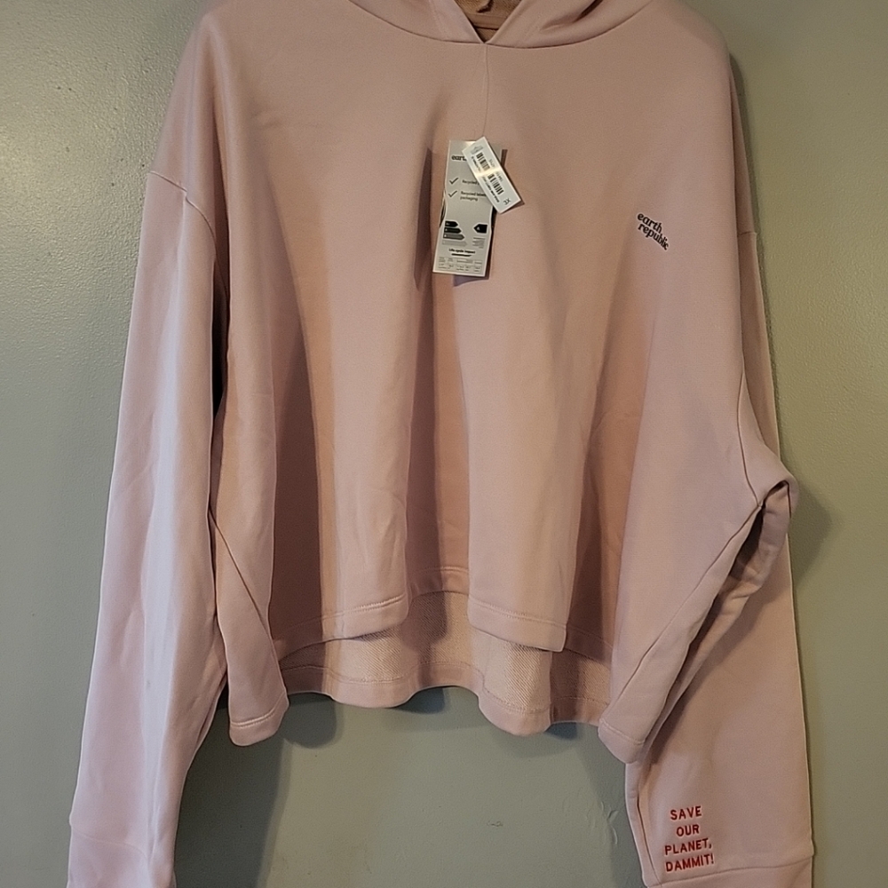 Pink Earth Republic Graphic Hoodie